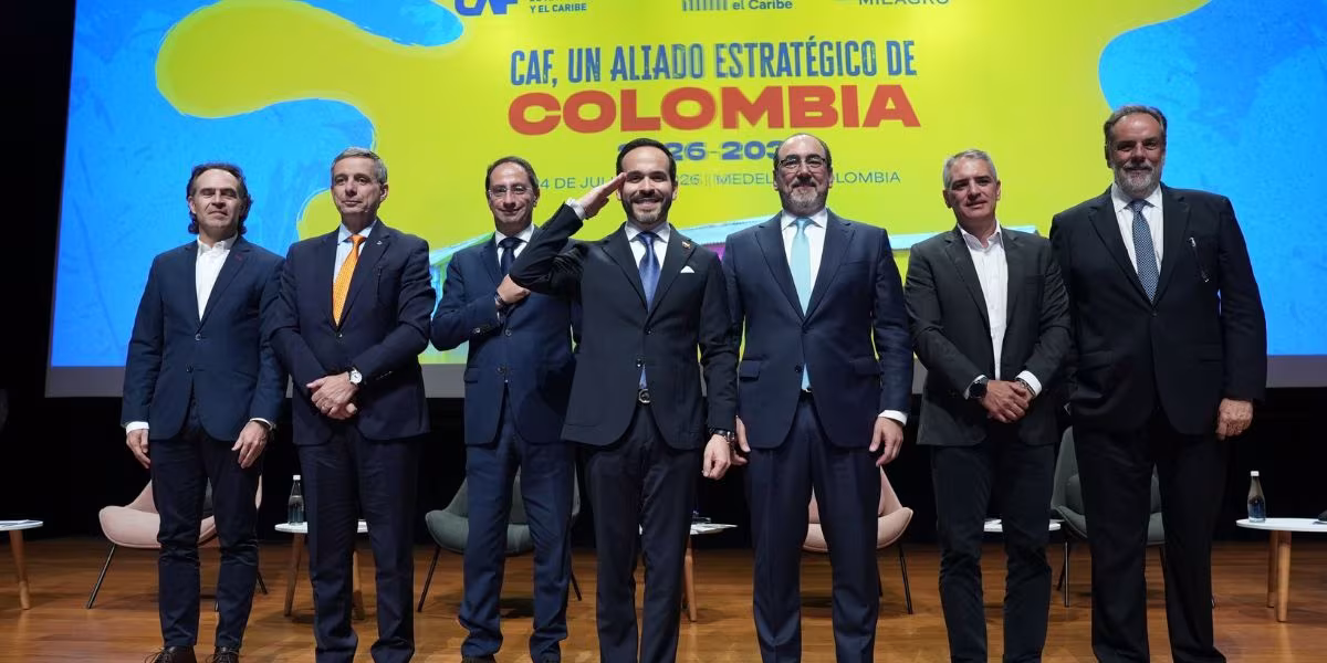 CAF presentó al gobierno electo de Abelardo De La Espriella un marco de financiamiento de al menos USD 9.000 millones para proyectos de energía, infraestructura, inclusión social y desarrollo territorial entre 2026 y 2030.